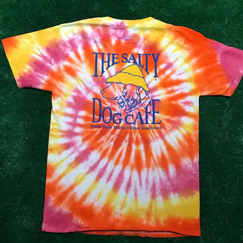 The Salty Dog Cafe Tie Dye t-shirt size Medium